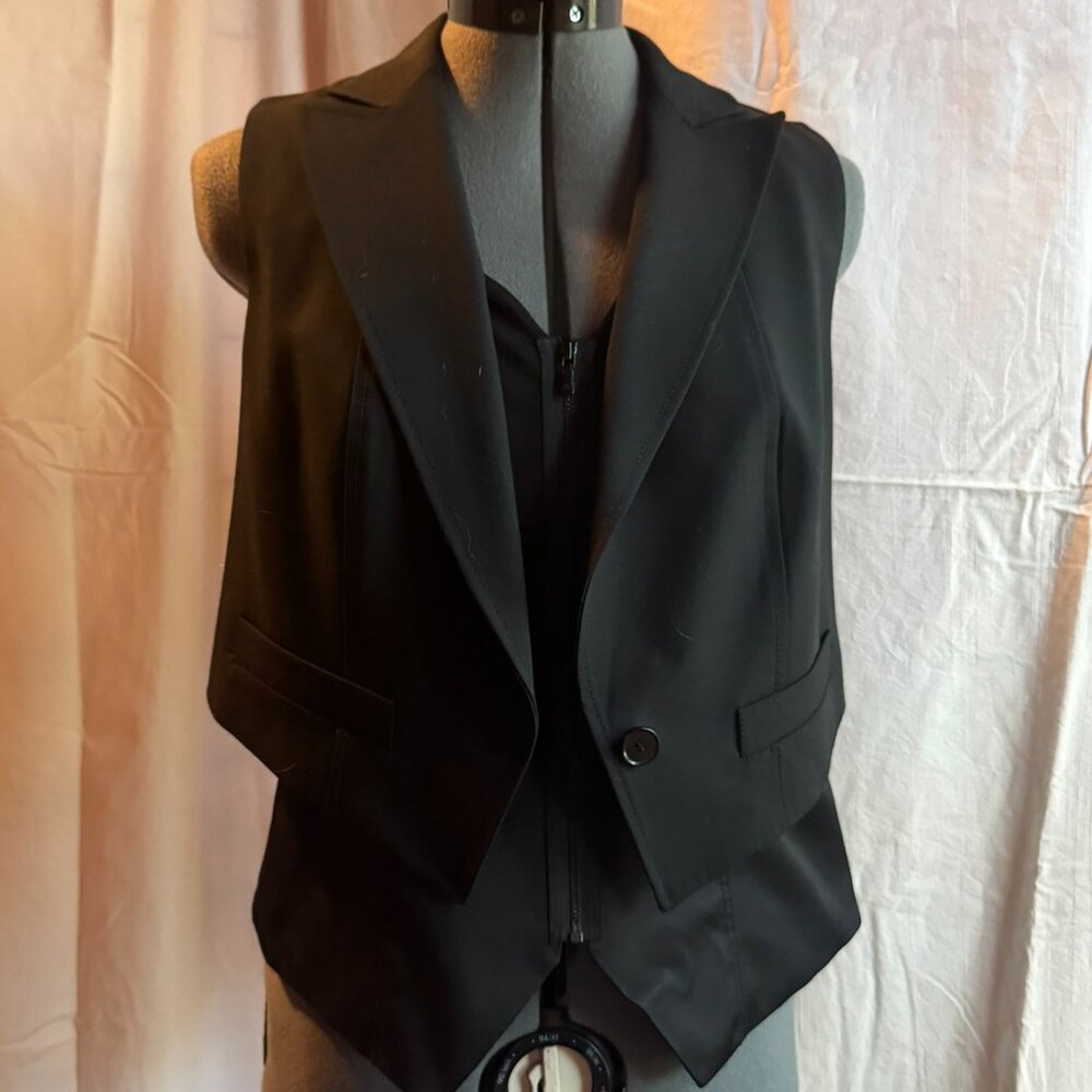 Worth Top/vest black size 8